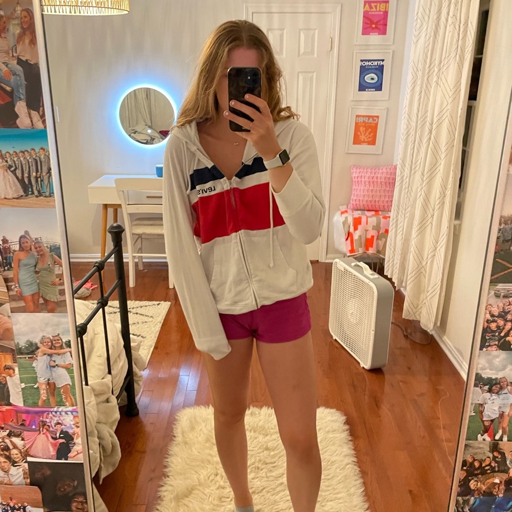 Levi’s Striped Zip-Up